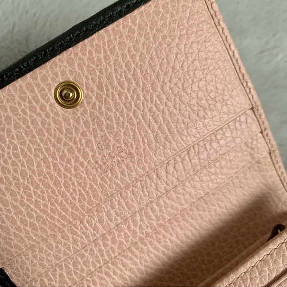 Gucci Marmont Compact Leather GG Bow Wallet w Box and Dust Bag - Picture 5 of 14